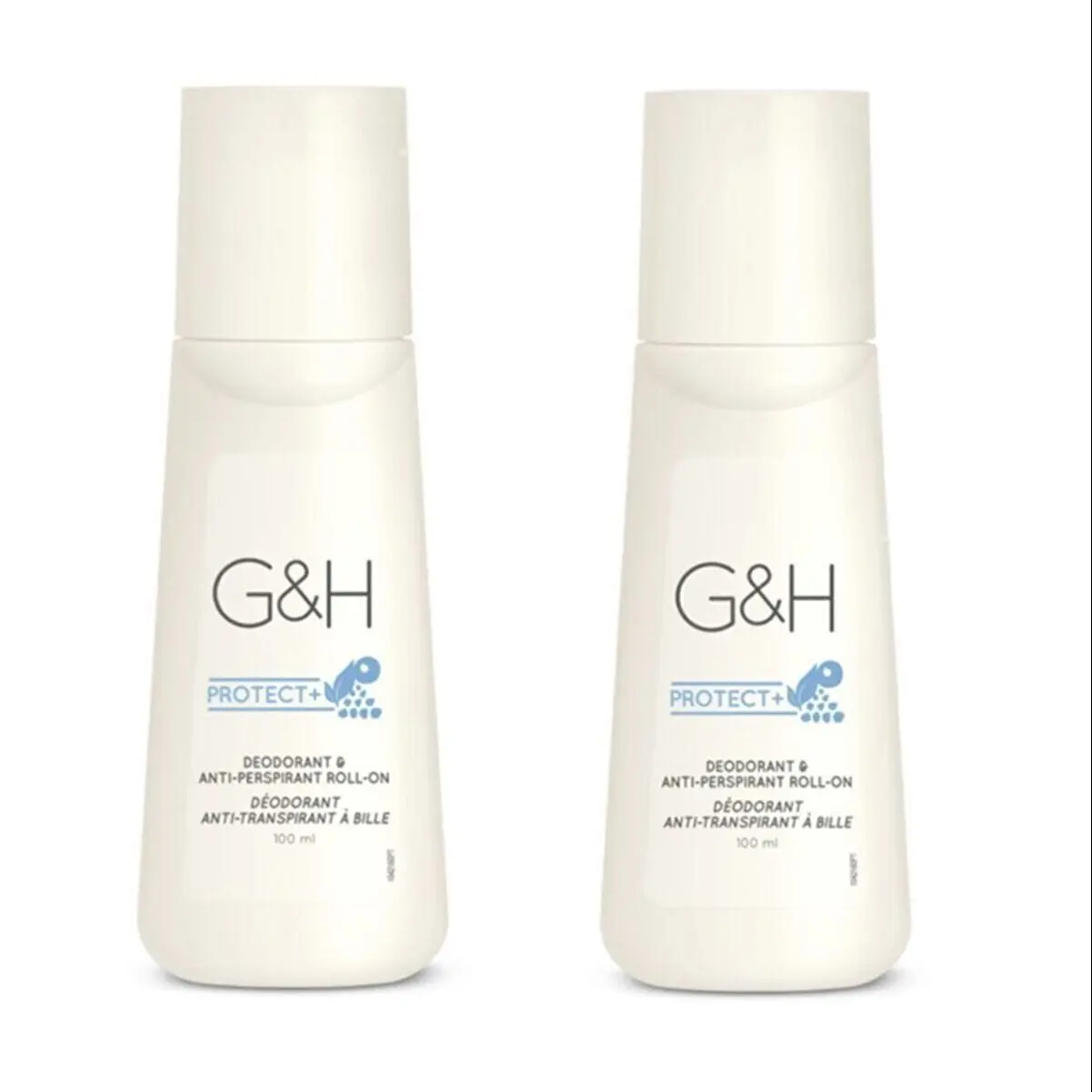 AMWAY G&h Protect+ Antiperspirant Deodorant Roll-on 2 x 100 ML Fresh Fragrance Antiperspirant Anti-Odor Dermatologically Approve