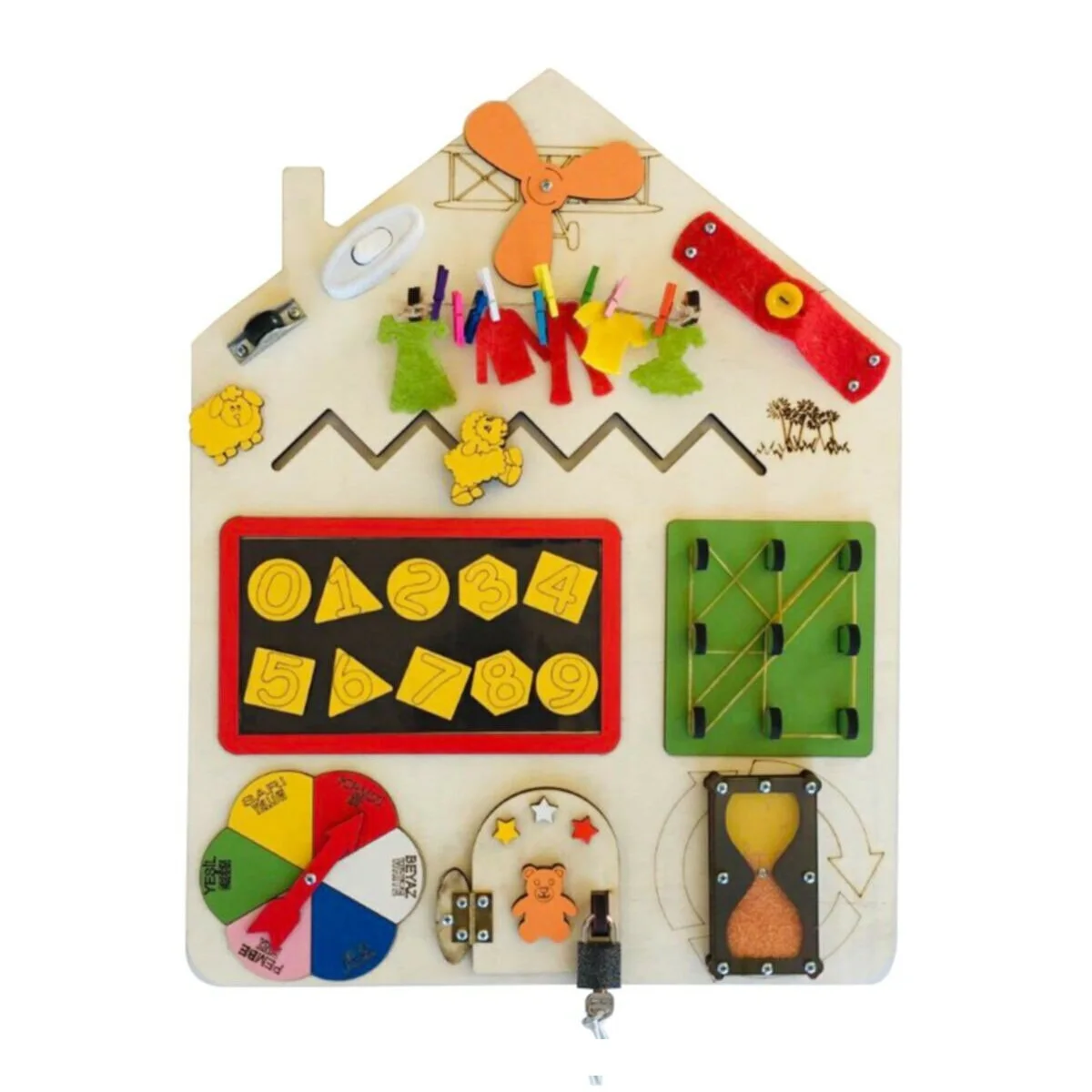 Фото - Montessori Children Busy Board Accessories Wood DIY Toy Material Early Education Activity Board Parts For Basic Skills Learning children busy board accessories wood diy toy montessori material early education activity toddler toys for basic skills learning