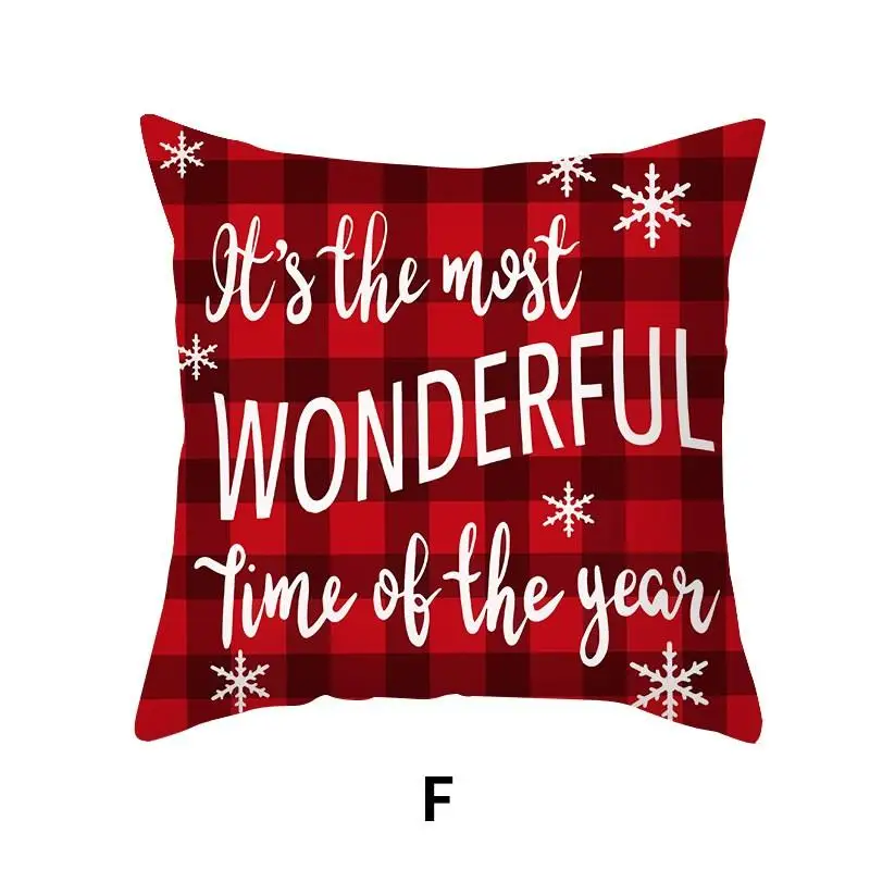 

Christmas cushion cover Decorative Pillowcase sofa cushions Pillow cases Christmas Decoration For Home Decor Pillow Cover
