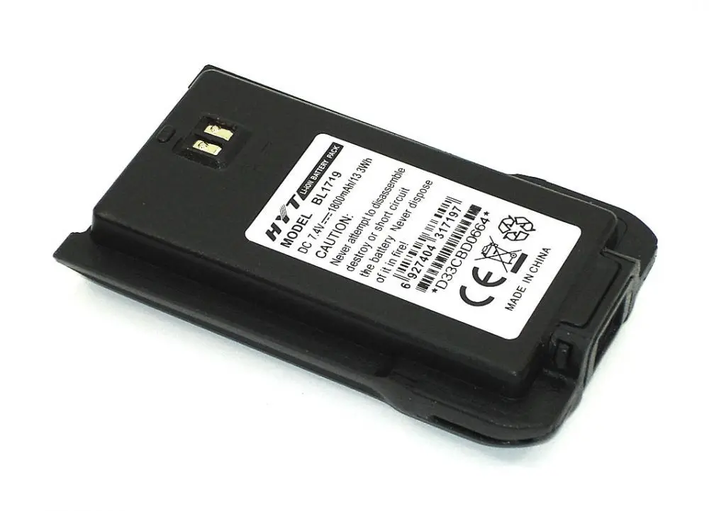 Аккумулятор (батарея) Hytera HYT TC-580 для радиостанции (рации) BL1301 BL1719 | Мобильные