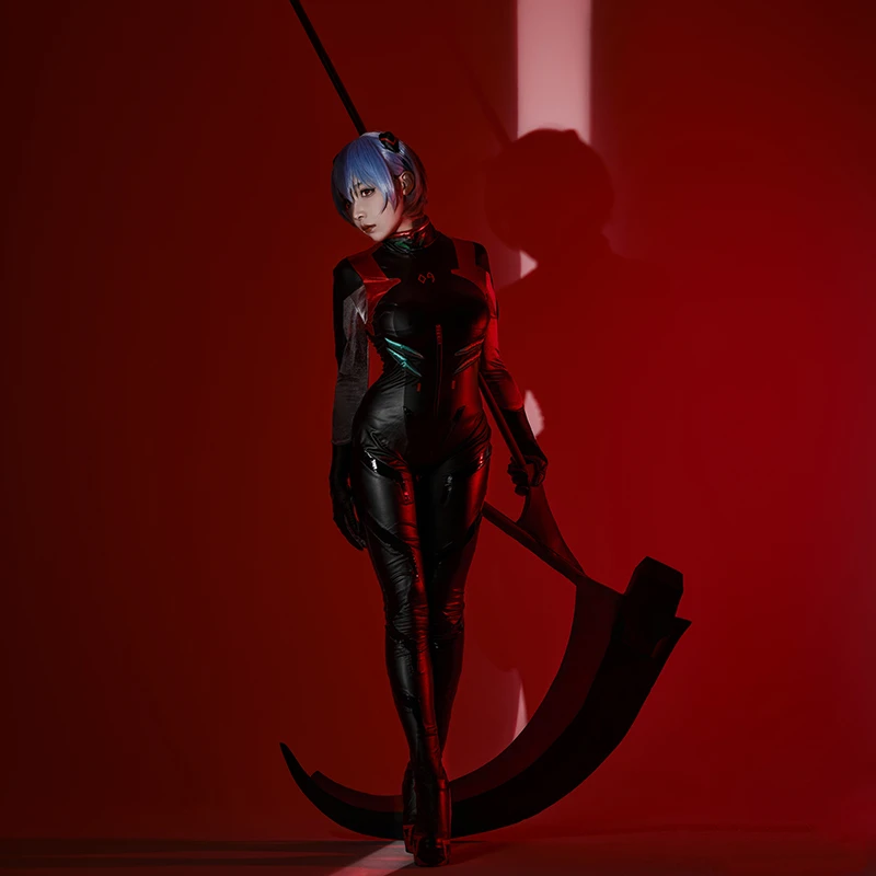 Костюм Аниме на Хэллоуин для косплея амуниме Ayanami ei Asuka Langley Soryu кожаные