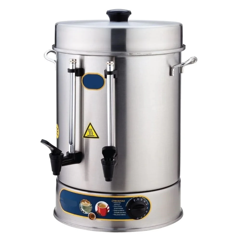 

Commercial Electric Turkish Tea Coffee Urn Percolator Maker Brewer Brewing Machine TEMP CONTROL 500 CUP CAPACITY
