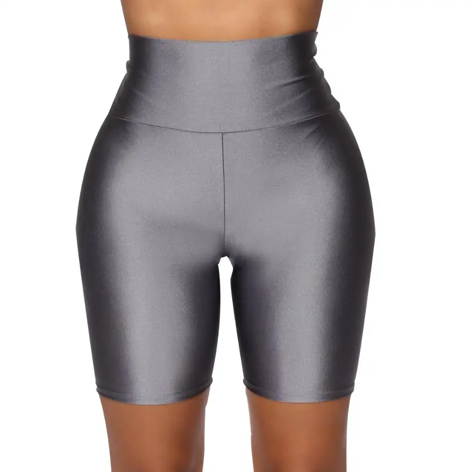 New Sexy Women Solid Mini Slim Seamless Stretch Tight Short Pencil Skirt Candy Skirt PU Pants