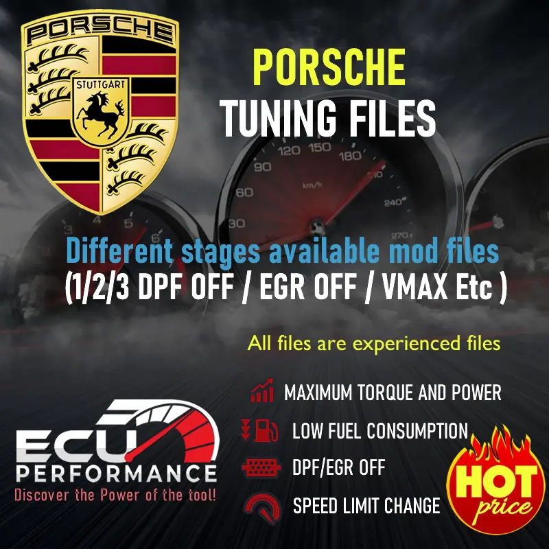

Porsche Moded Ecu Files Remapping Stage1,Stage 2...etc