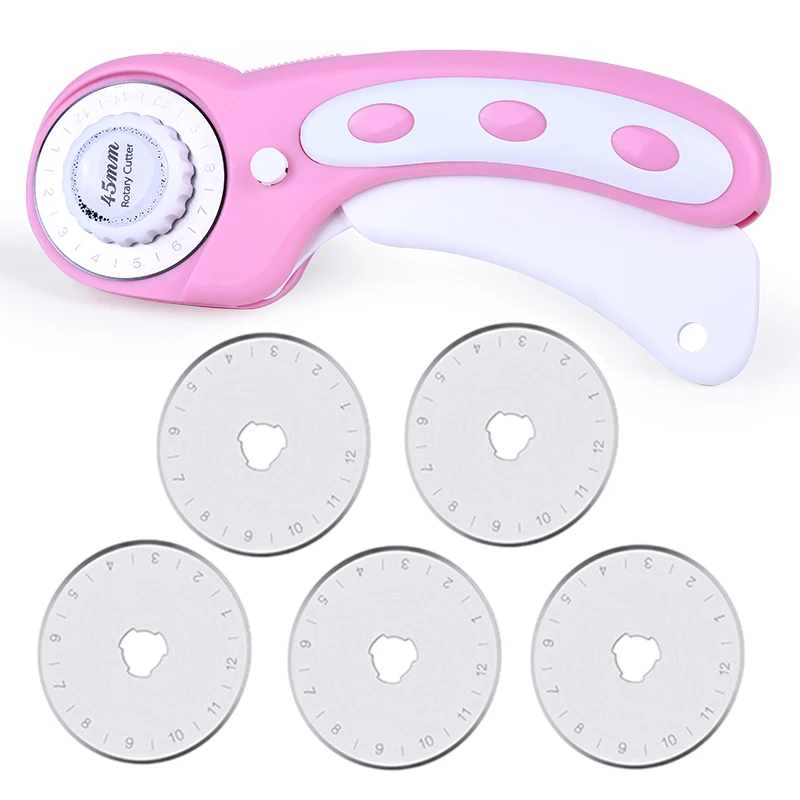 

Leather Craft Rotary Cutter 45mm Crafts Cutting Cloth Tool Sewing Accessories Leather Paper Fabric Cutter Circular