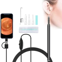 visual earpick ear spoon digital ear cleaning otoscope camera with 6 led lights earwax reomver kit for phone for winows for mac