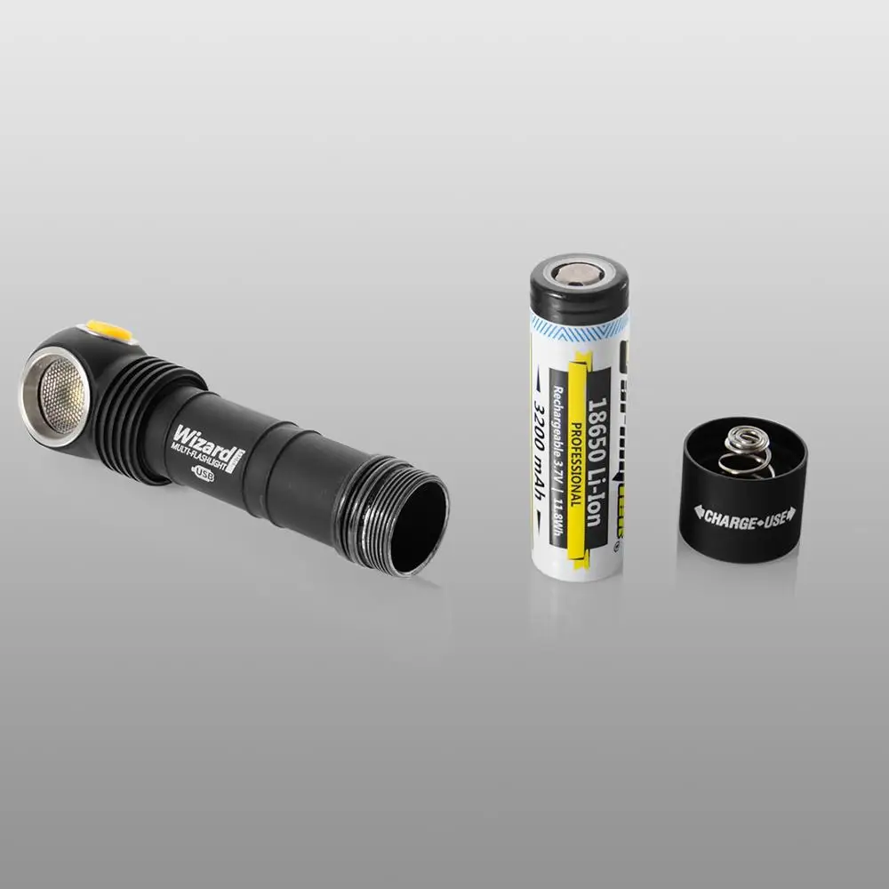 Налобный фонарь Armytek Wizard Pro v3 XHP50 Магнитный USB Перезаряжаемый Фонарь 18650 литий-ионный аккумулятор в комплекте