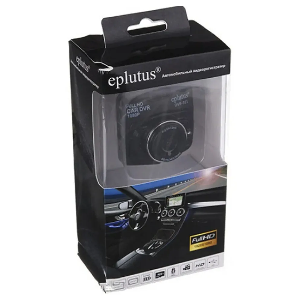 Автомобильный Видеорегистратор Eplutus DVR 911 Full HD разрешение 1920х1440 угол обзора 140