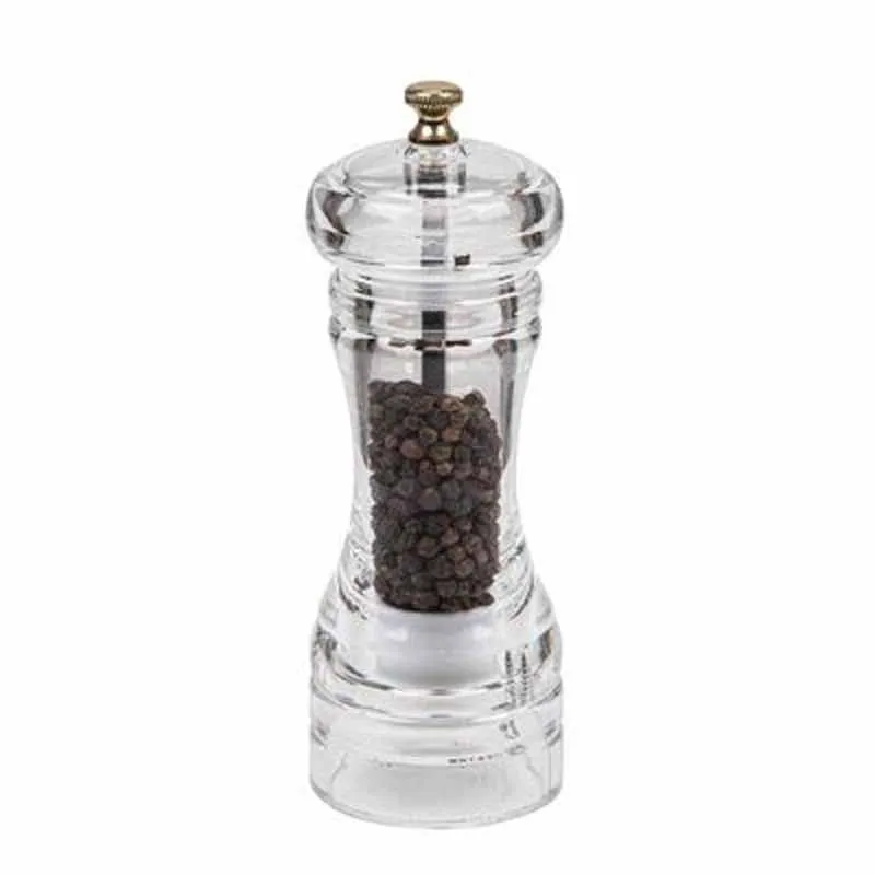 

Acrylic Salt And Pepper Grain Grinder Ceramic 16 cm Manual Transparent Grinder Shaker Food Seasoning Condiment Kitchen Tool Supplies