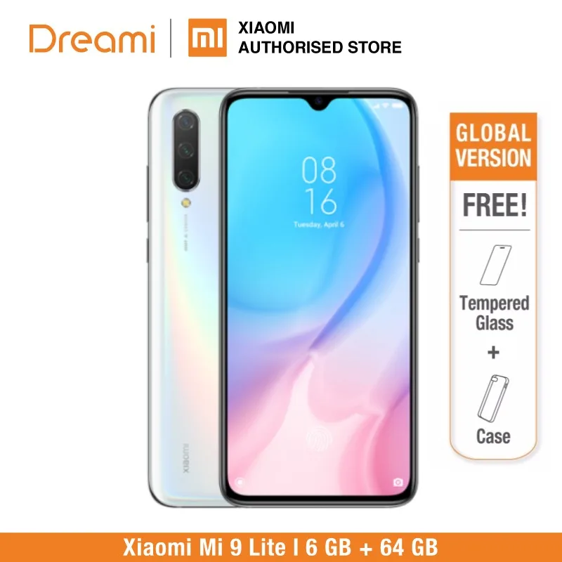 Глобальная версия Xiaomi mi 9 Lite 64 Гб rom 6 Гб ram(абсолютно новая и запечатанная) mi9 lite 64 ГБ - Цвет: White 64GB