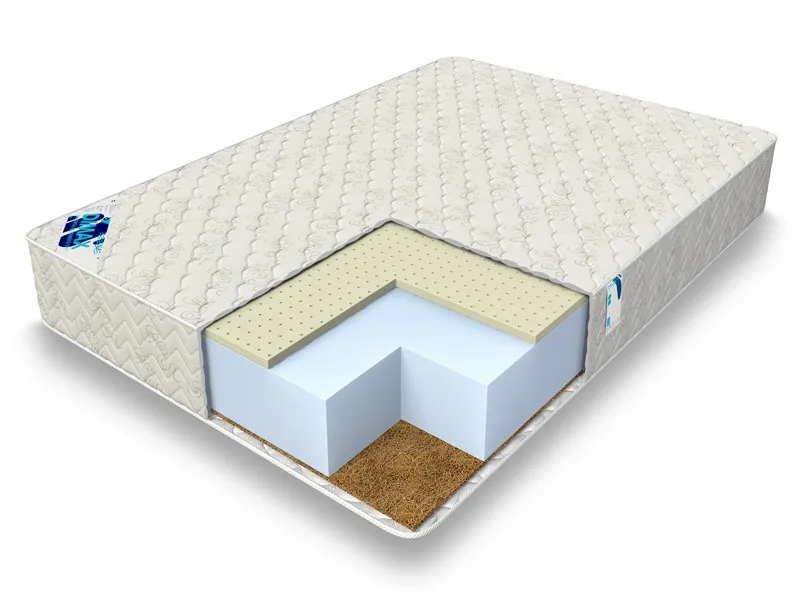 Mattress in roll practical chip 18 latex coconut | Мебель