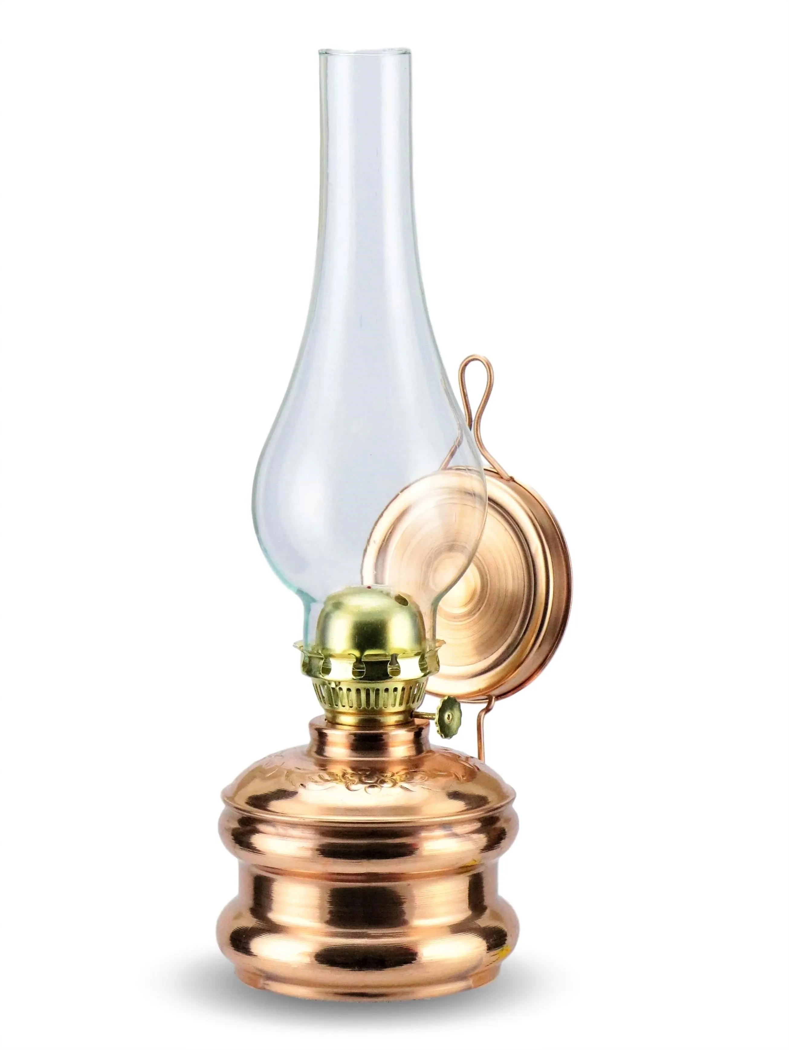 

SONAYCOPPER Classic Copper Gas Lamp, Copper Oil Lamp, Decorative Desktop Lamp
