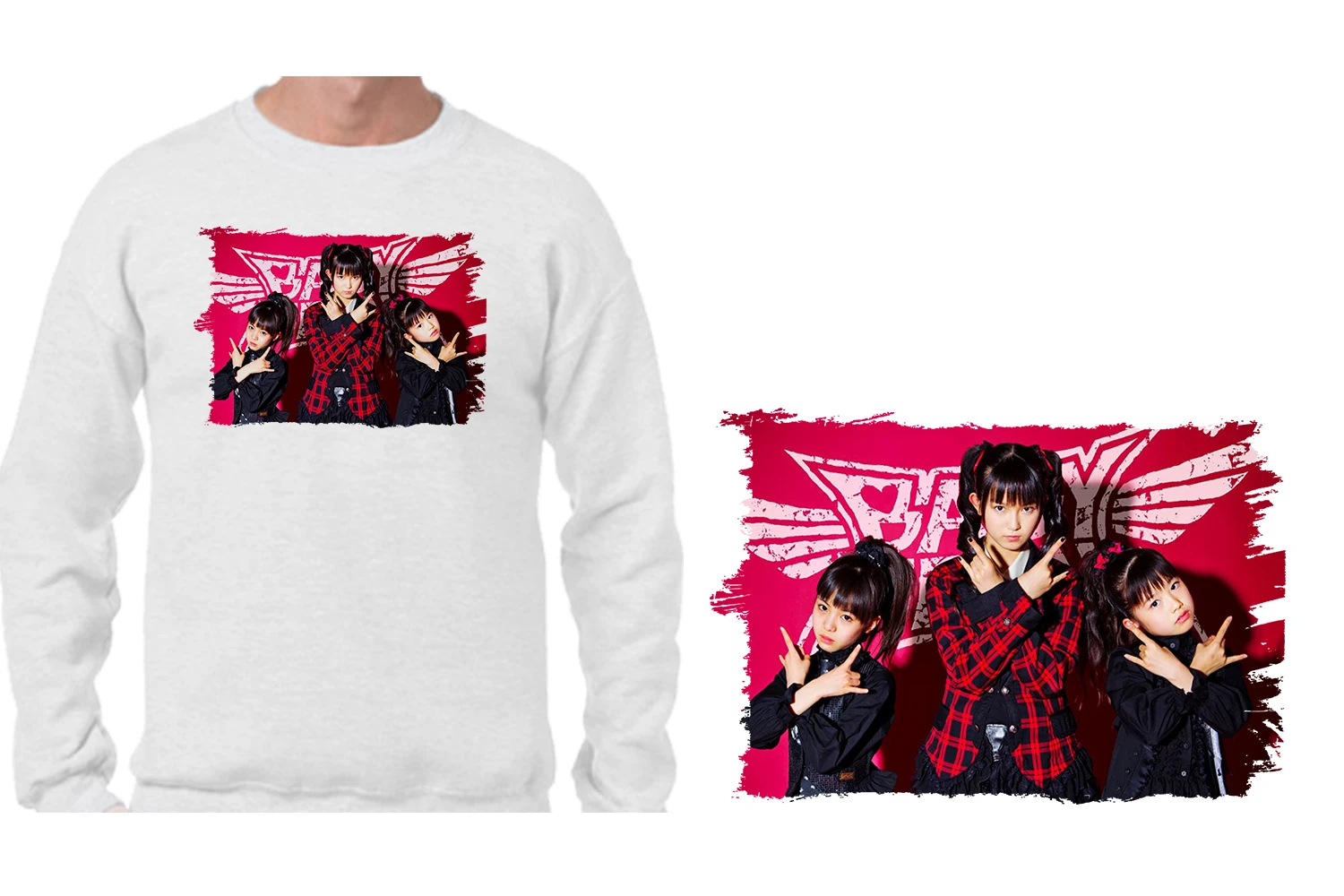 Спортивная Толстовка для детей от бренда MERCHANDMANIA JOPO KPOP с металлическими