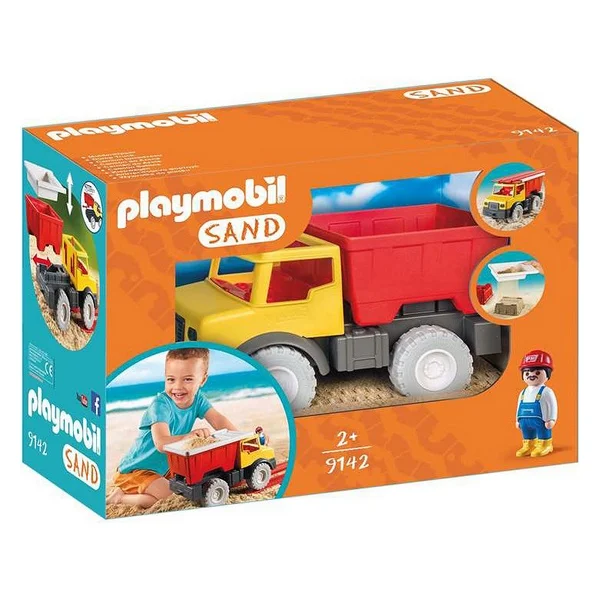 Самосвал песок для грузовика Playmobil 9142 желтый красный|Бассейн и аксессуары| |