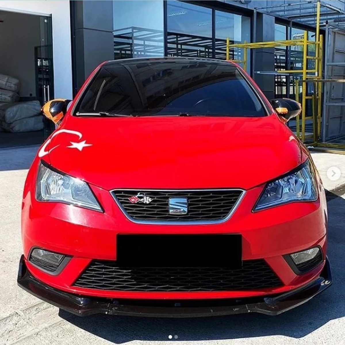 Аксессуары для сиденья Ibiza MK5 2009 2010 2011 20122013 2014 2015 2016 бампер автомобиля губа 3 шт.