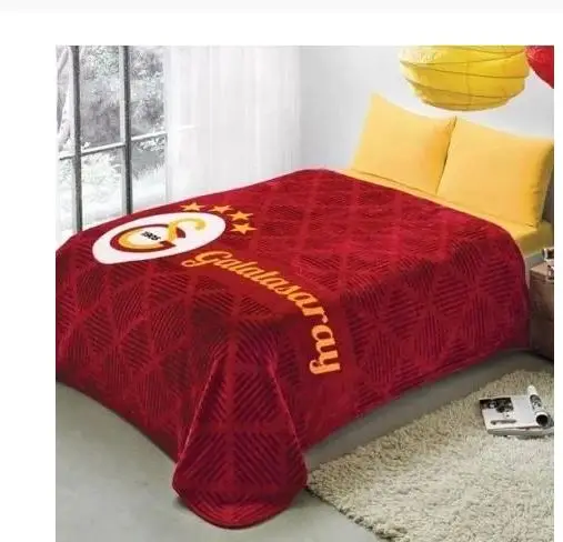 

Licensed GALATASARAY S.K. Stripe double blanket bed licensed winter blanket quilt
