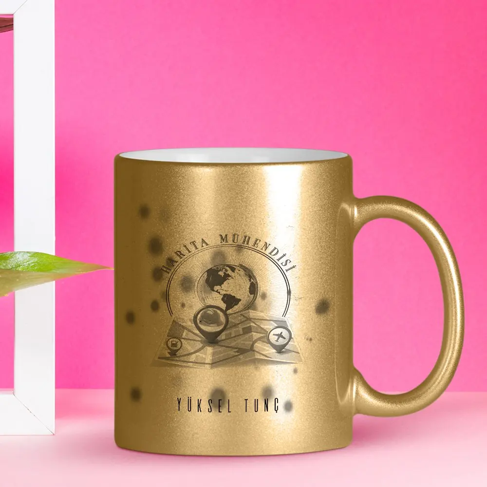 

Персонализированная позолоченная кружка с картой-1