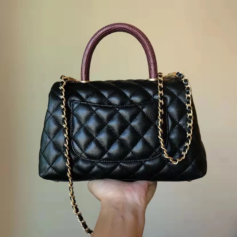

2022 Women's Bag Trends Leather Flap Bag Handbag Fashion Design Chain Shoulder Bag High Quality Luxury Ladies Messenger Bag
