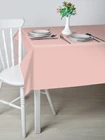VIVACASE Скатерть на стол, квадратная, клеёнка, розовая, тубус, 1370*1370 (VHM-OILCOT137137-pink)