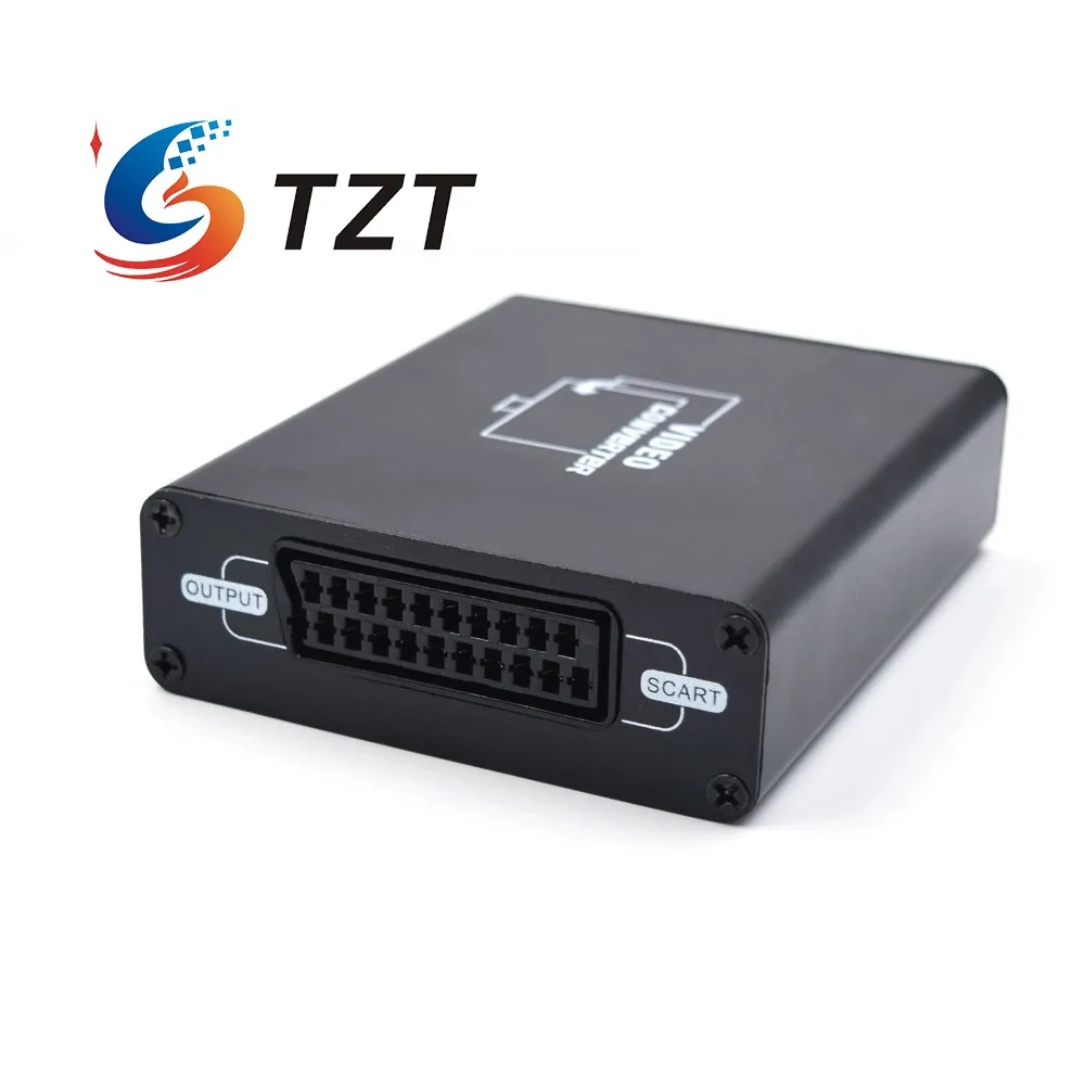 TZT NK-C8 видеоконвертер HDMI-совместимый конвертер на SCART поддерживает сигнал 1080P Гц