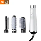 Xiaomi YOUPIN щетки для горячего воздуха Фен для волос 3 в 1 Ионная Щетка для объема выпрямитель для волос Расческа для завивки Фен щетка для волос MI
