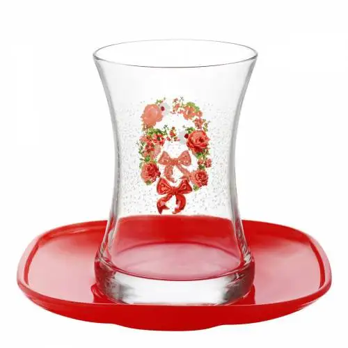 

WONDERFUL Crown and lav mona Tea Set of 12 pieces.