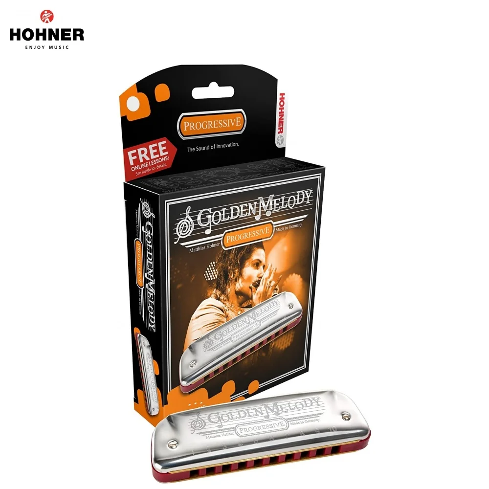 HOHNER Golden Melody 542/20 G (Доступ на 30 дней к бесплатным урокам) Губная гармоника