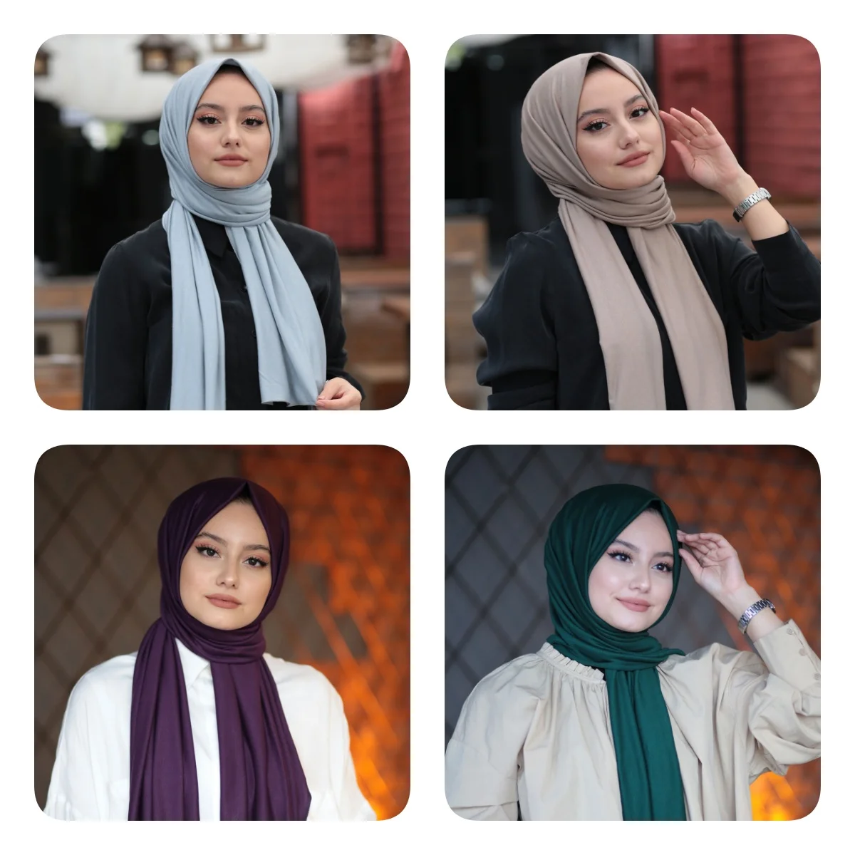 Женский хиджаб одежда мусульманский шарф 15 цветов Яркий модный простой дизайн