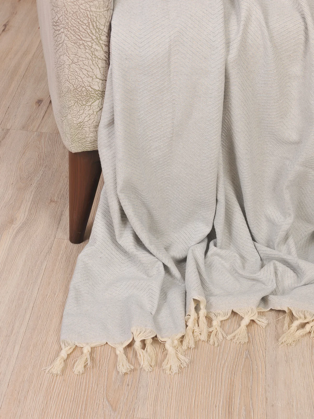 Серый чехол для дивана из 100% турецкого хлопка одеяло подходит вашего домашнего