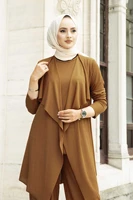 consisting of pants and a long sleeved tunic with rufflesturkey muslim fashion hijab dress islam clothing dubai istanbulsty 2021