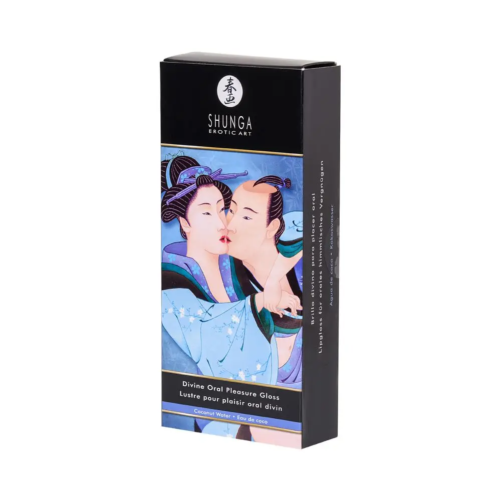 Блеск для губ Shunga Божественное удовольствие эффект тепла прохлады и покалывания