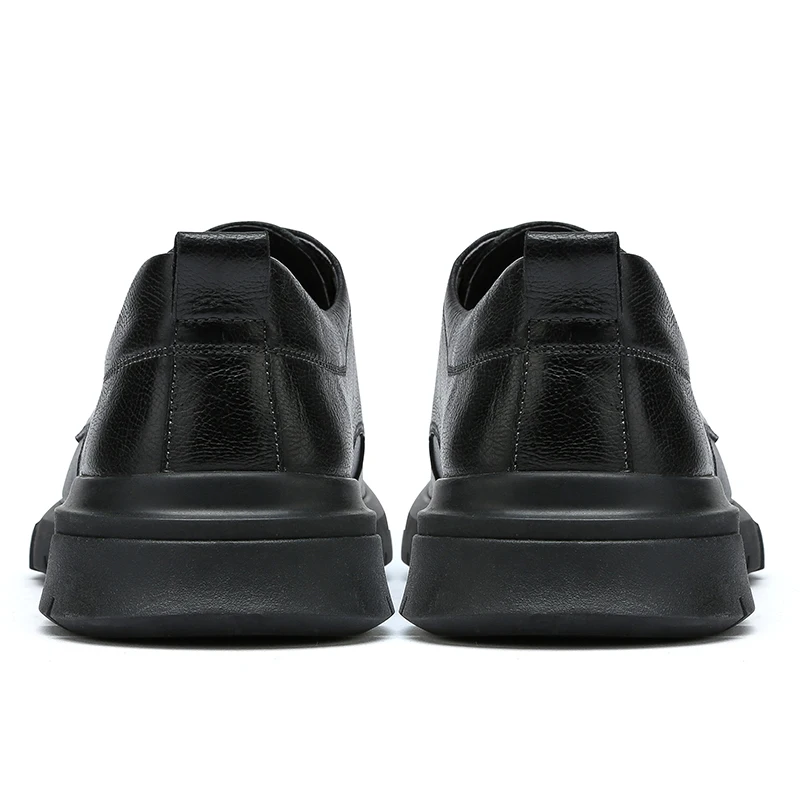 Мужские повседневные деловые туфли из натуральной кожи CAMEL коричневые простые