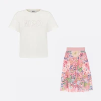 NIGO Girls Short Sleeve T-Shirt Tulle Skirt Suit #nigo33391