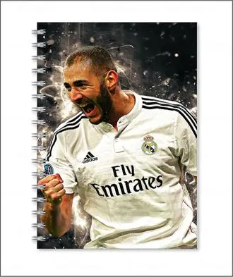 Тетрадь Бензема Карим Benzema Karim №4 А6 | Канцтовары для офиса и дома