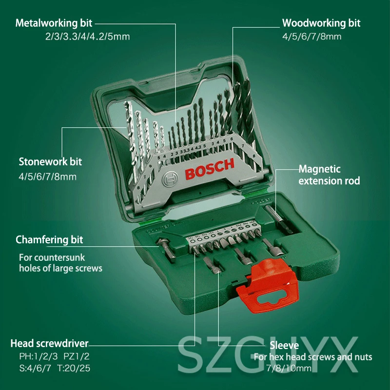 Прочный бытовой электроинструмент аксессуары электрическая дрель набор головок
