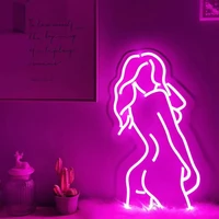 women body custom neon sign led neon light sexy lady back neon sign wall hanging night lamp home room decor