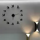 Настенные часы птицы Ласточки Wall Clock Birds Swallows