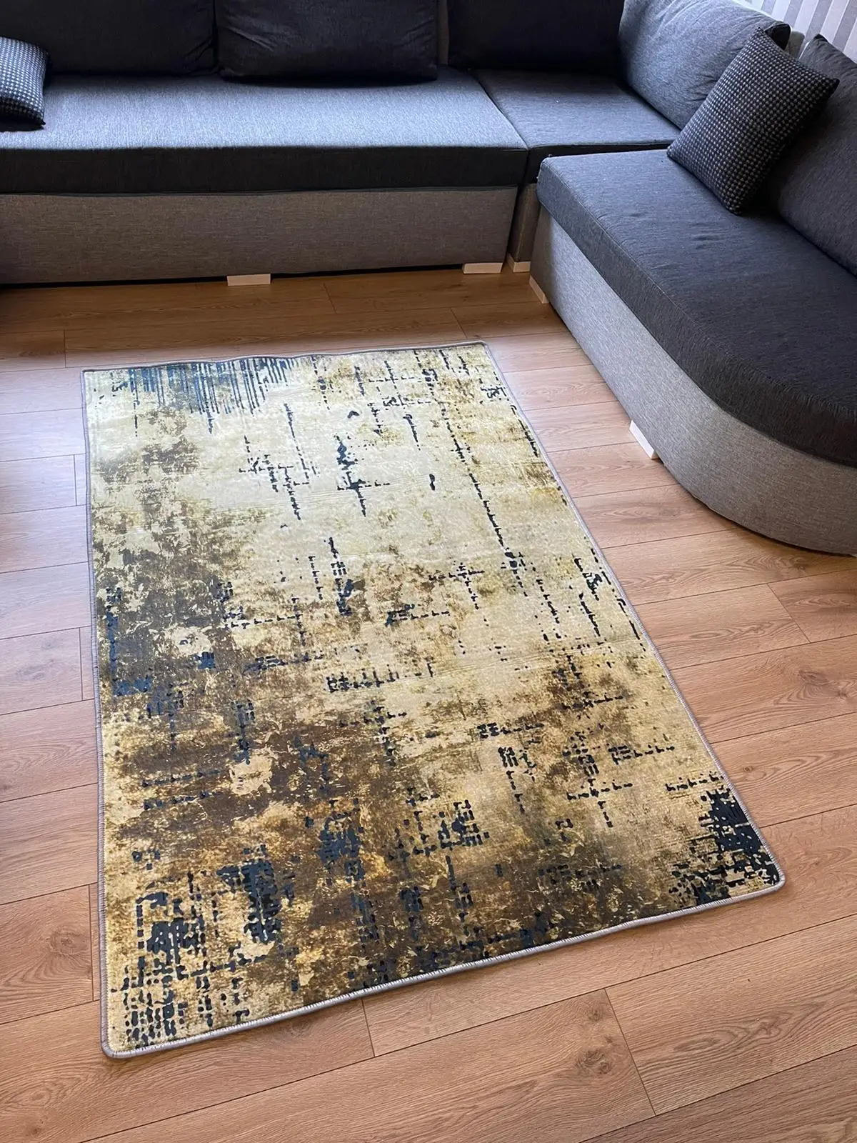 

Decorative Oriental Ornament Floor Non Slip Table Blanket Soft Door Mat Nursery Carpet for Living Room Home Indoor Runner
