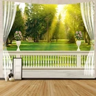 SepYue, деревья под водой, пейзаж, настенная подвеска, искусство Trippy, домашний декор