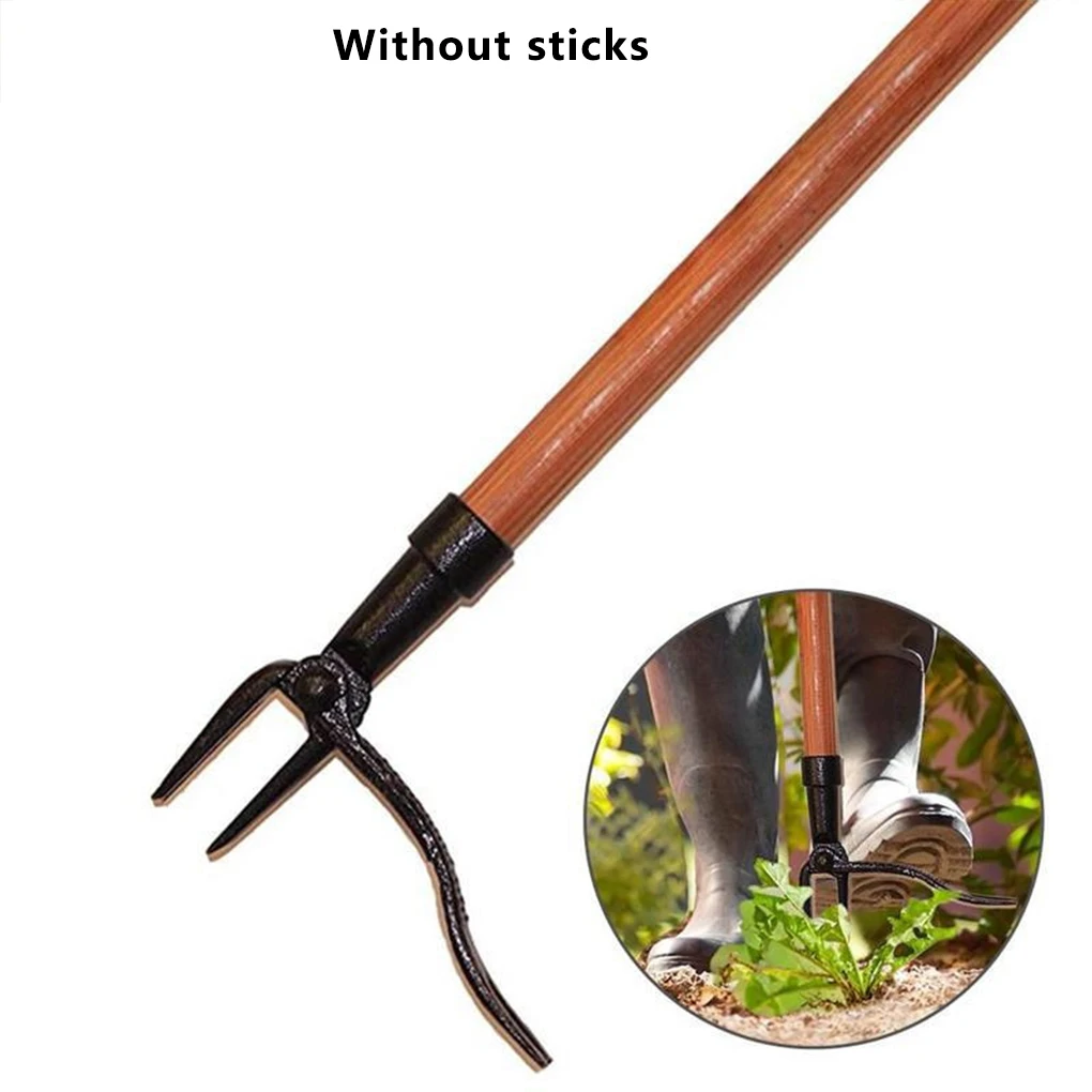 

Standing Weed Puller Tool Weeding Hook Manual Garden Lawn Root Remover Weeder Easy Apply Vertical Weeding Digging Grass Shovel