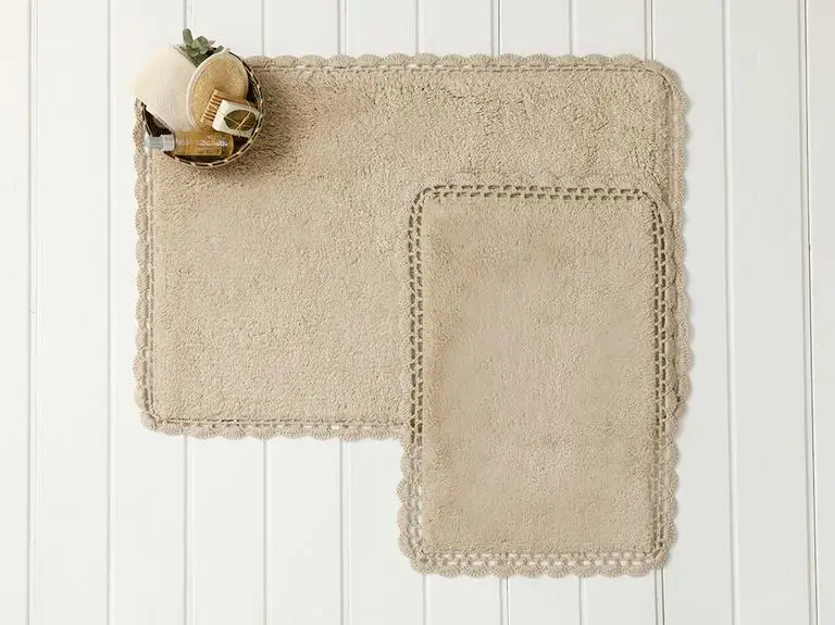 Comprare Tappetino Da Bagno In Cotone Freda Set Di 2 60x90cm + 40x60cm Tappeto Tappeto Cucina Toilette Arredamento Pavimento Tappetino Da Bagno Per La Casa Tappeto Morbido Pile Di Corallo