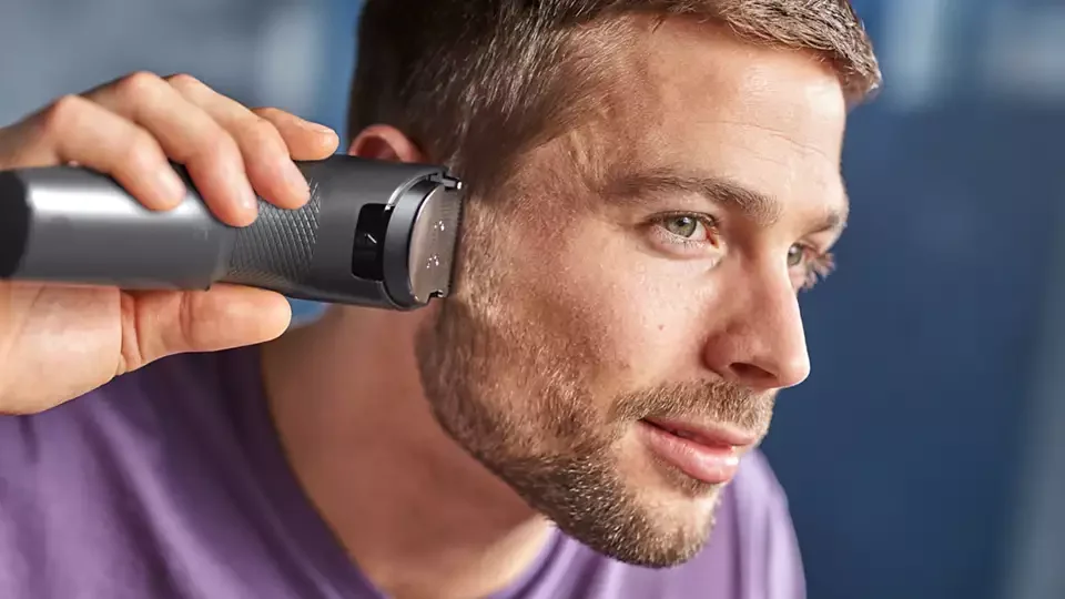 Оригинальный PHILIPS машинка серии 3000 для стрижки волос мужчин триммер бороды