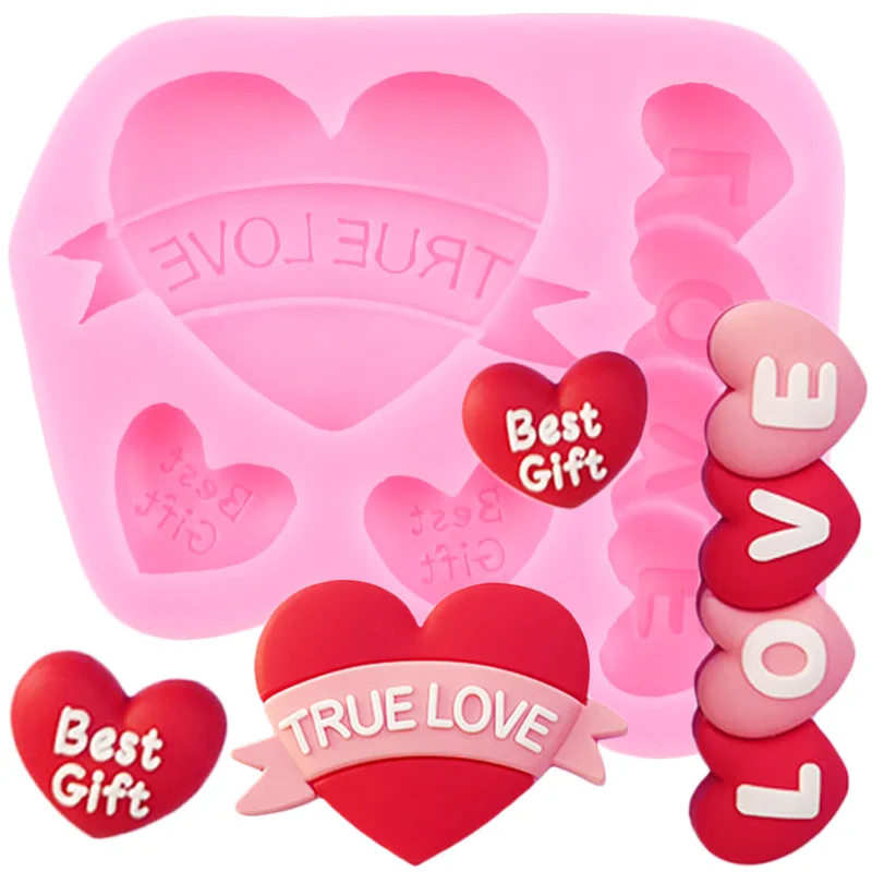 3D аксессуары для выпечки в виде сердца |