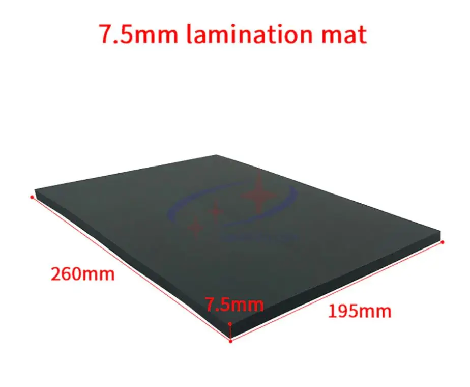 

Sameking magic lamination mat magic lamination mat soft black color for iphone samsung huawei oppo LG no need lamination mold
