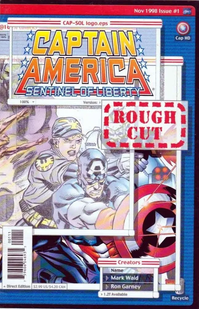 Captain America Sentinel Of Liberty #1 Rough Cut |