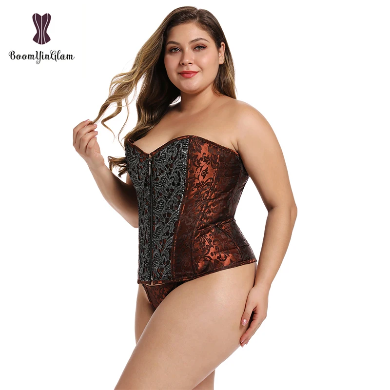 Женский бюстье на молнии спереди сексуальный топ в стиле стимпанк готический