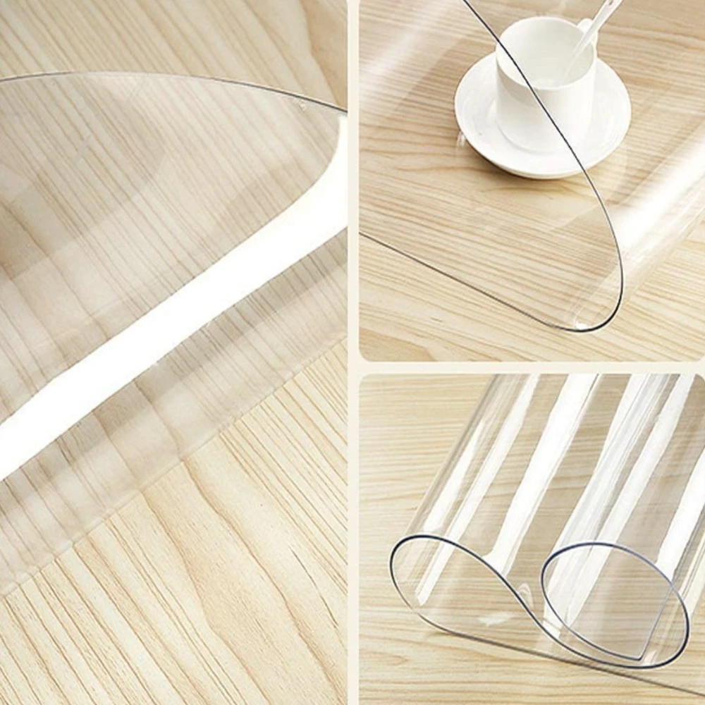 Скатерть силиконовая скатерть водостойкая жидкое стекло прозрачная гибкое на