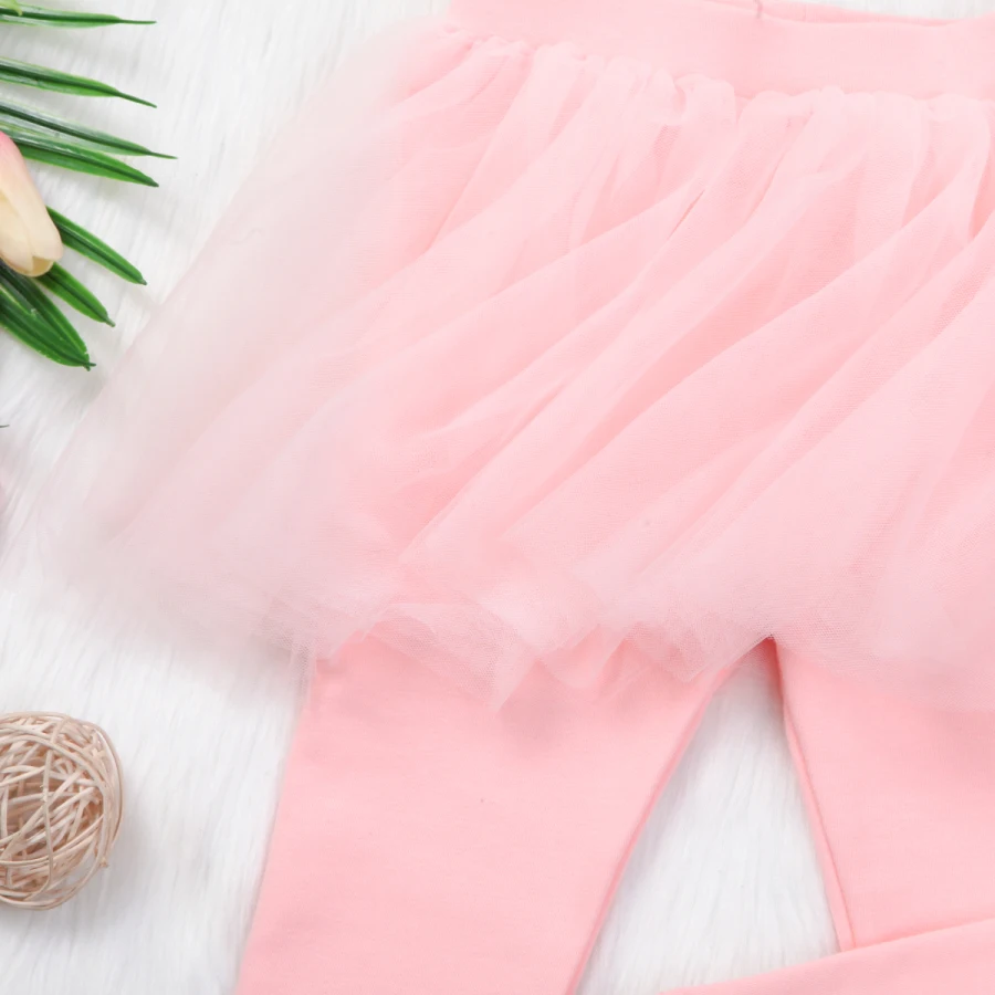 Детская юбка пачка pudcoco теплые штаны для маленьких девочек леггинсы с сеткой на