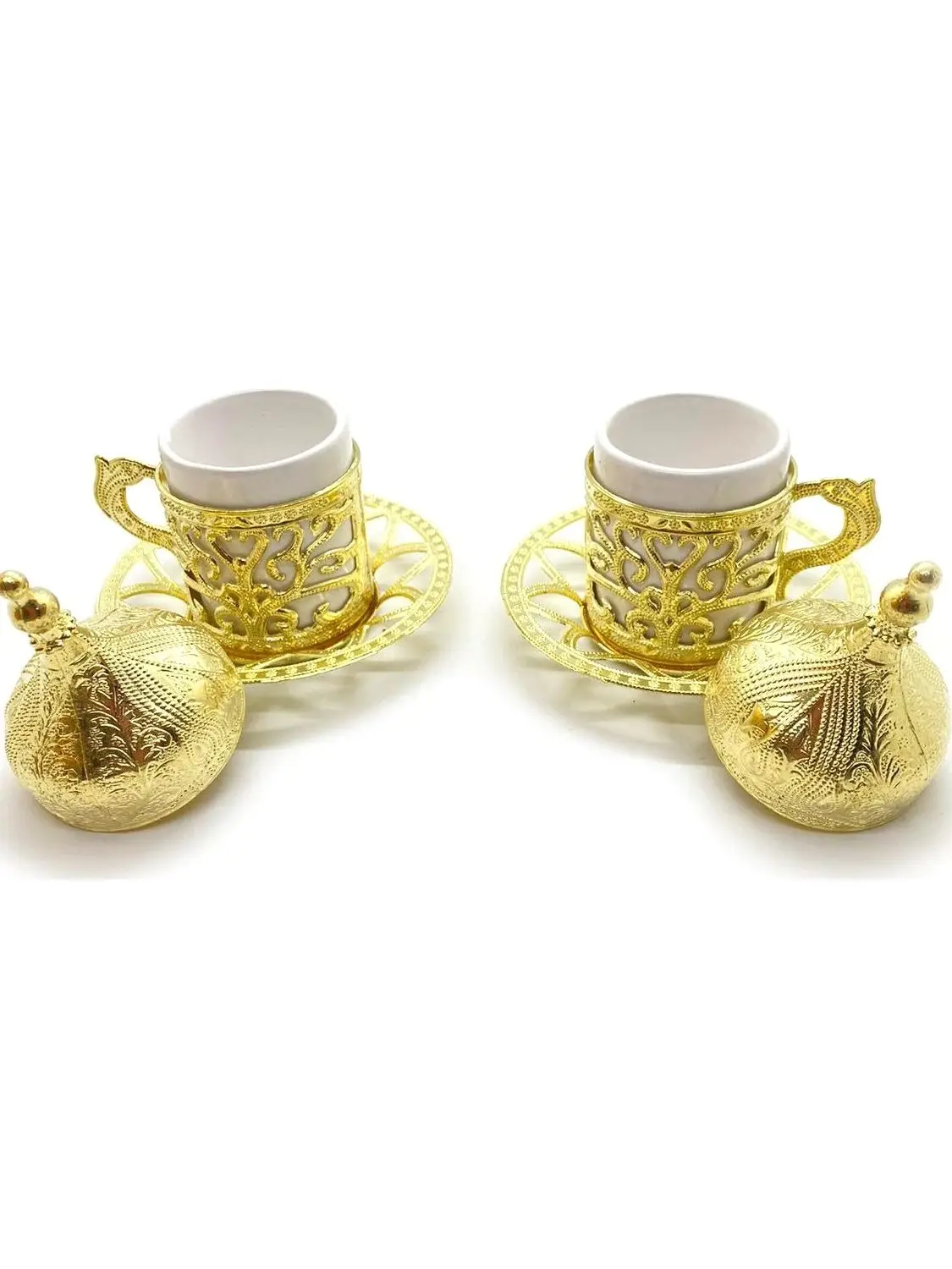 Аутентичный турецкий набор из 2 предметов сервировка греческого арабского кофе