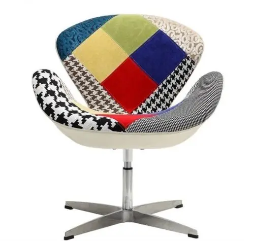Лебединое кресло Fauteuil Arne Jacobsen laine cachemire tournant choix de couleurs